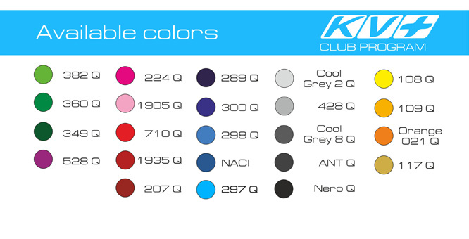 KV+ club program colors